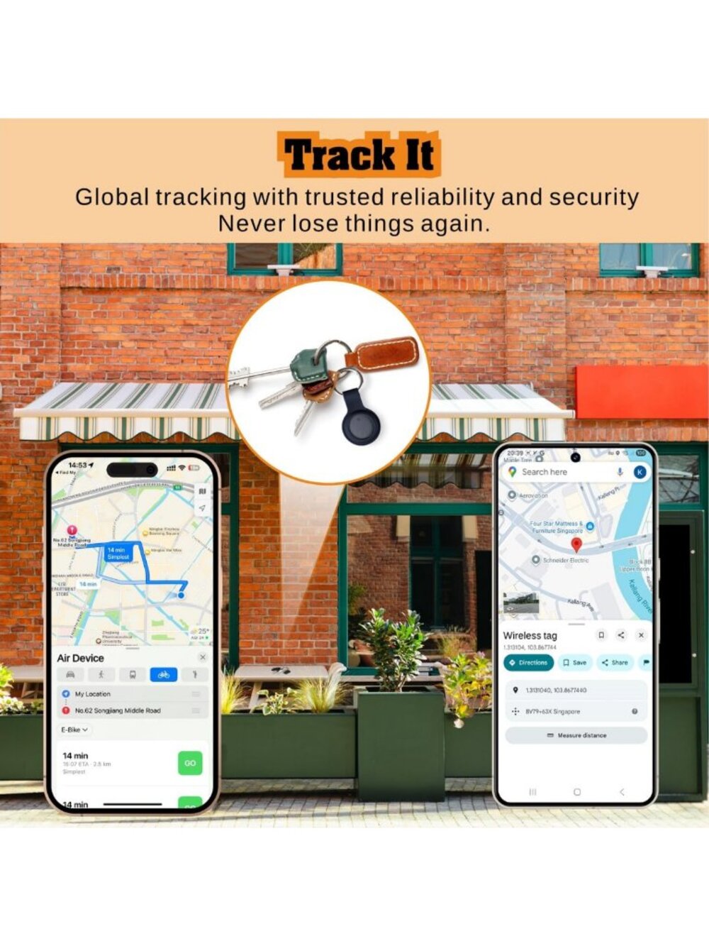 2026 Android Tracker Tags - 4 Pack, Dual-System Compatible for Android & iOS - Picture 4 of 8
